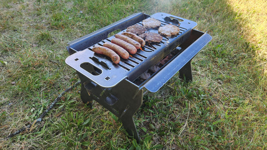 "Camp Life" Collapsible Fire Pit Grill