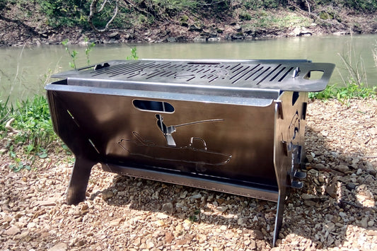 "Fisherman" XL Collapsible Fire Pit Grill