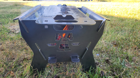 "American" Collapsible Fire Pit Grill