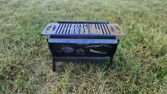 "Camp Life" Collapsible Fire Pit Grill