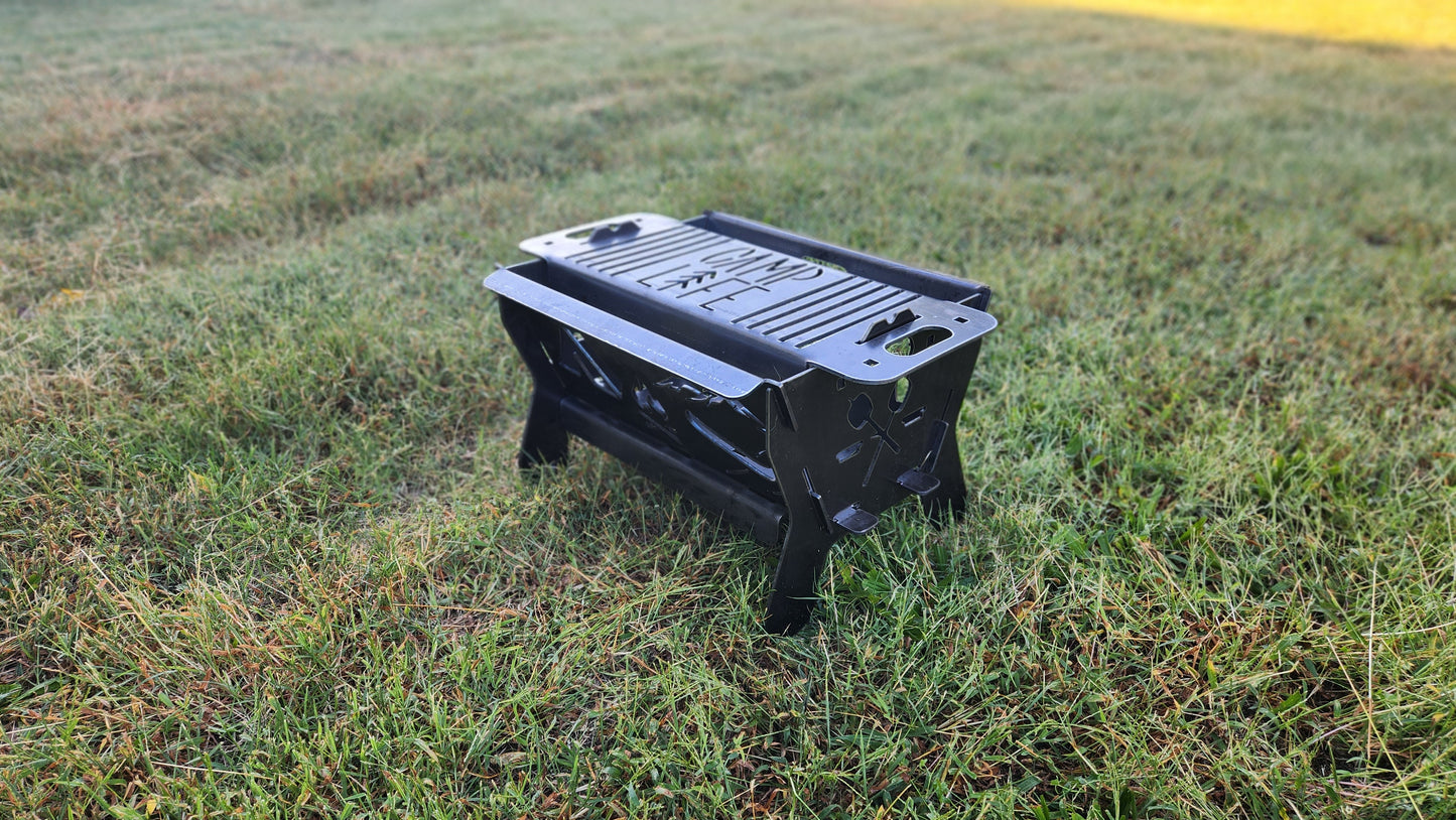 "Camp Life" Collapsible Fire Pit Grill