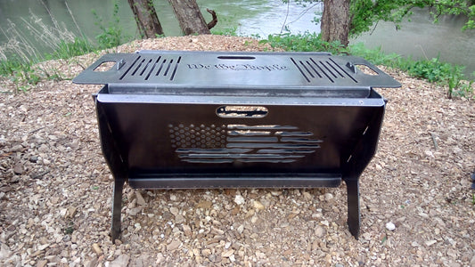 "American" XL Collapsible Fire Pit Grill